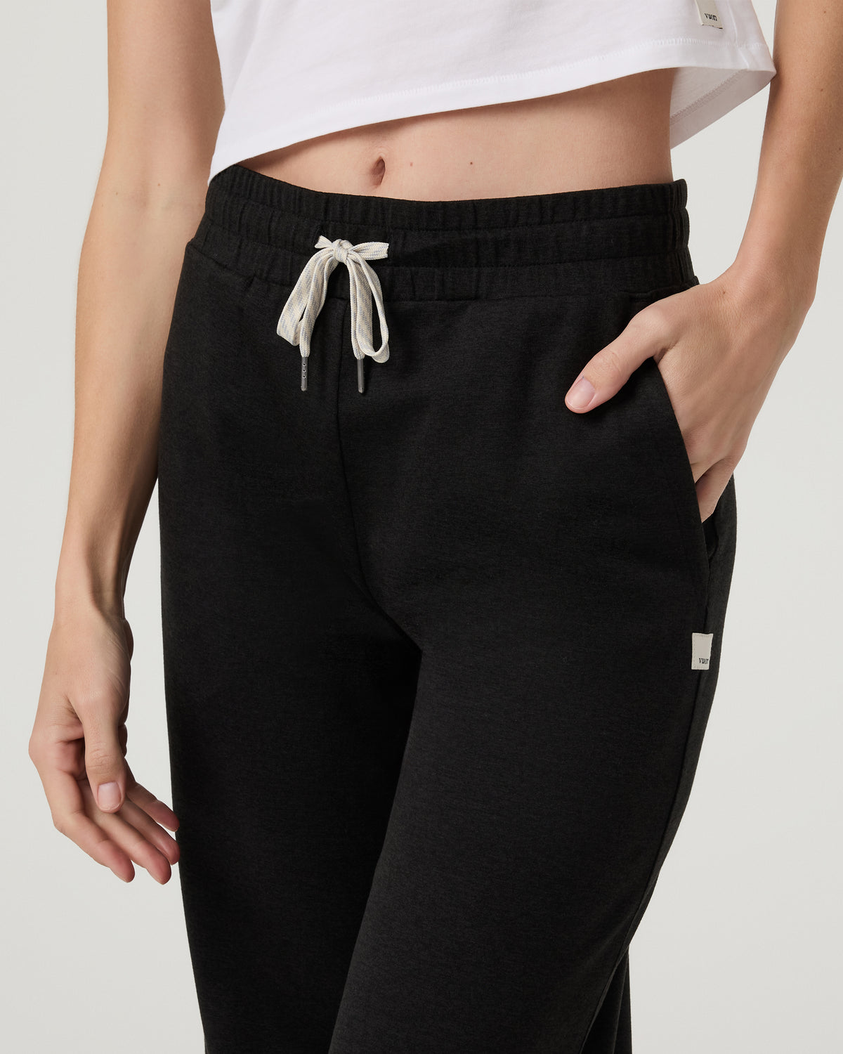 Halo Essential Wideleg - Short Black Heather - Image 5