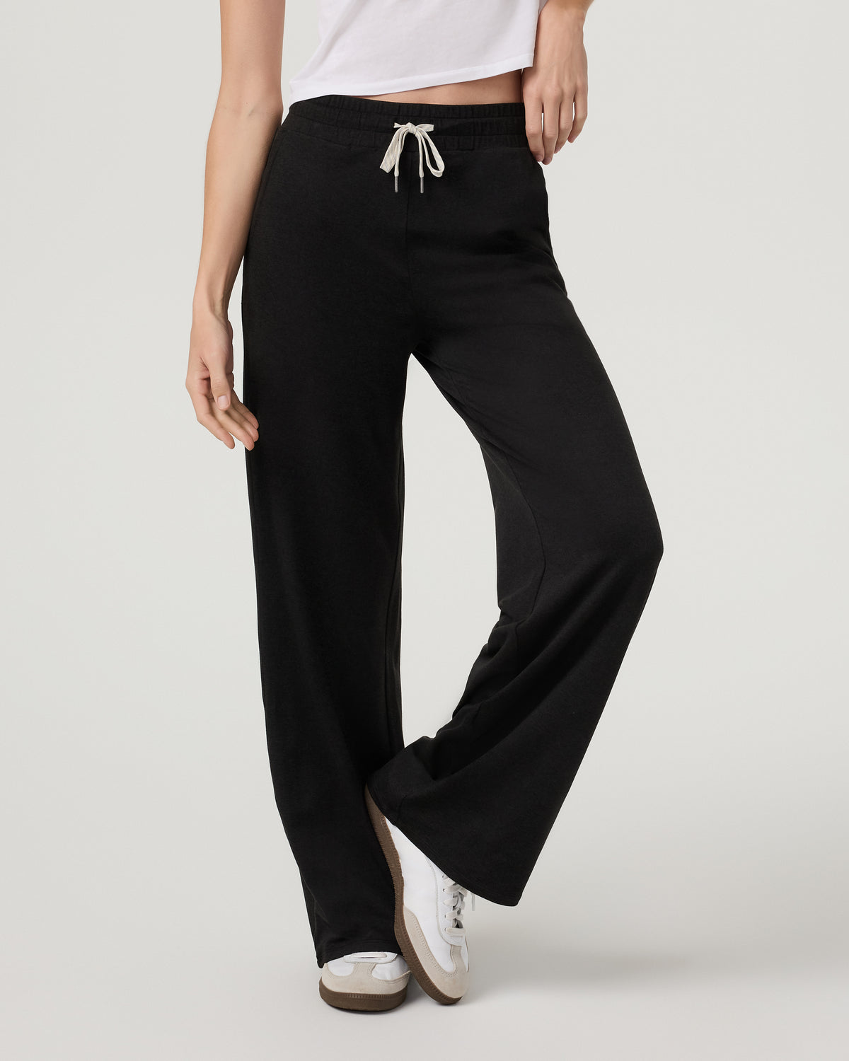 Halo Essential Wideleg - Short Black Heather - Image 6