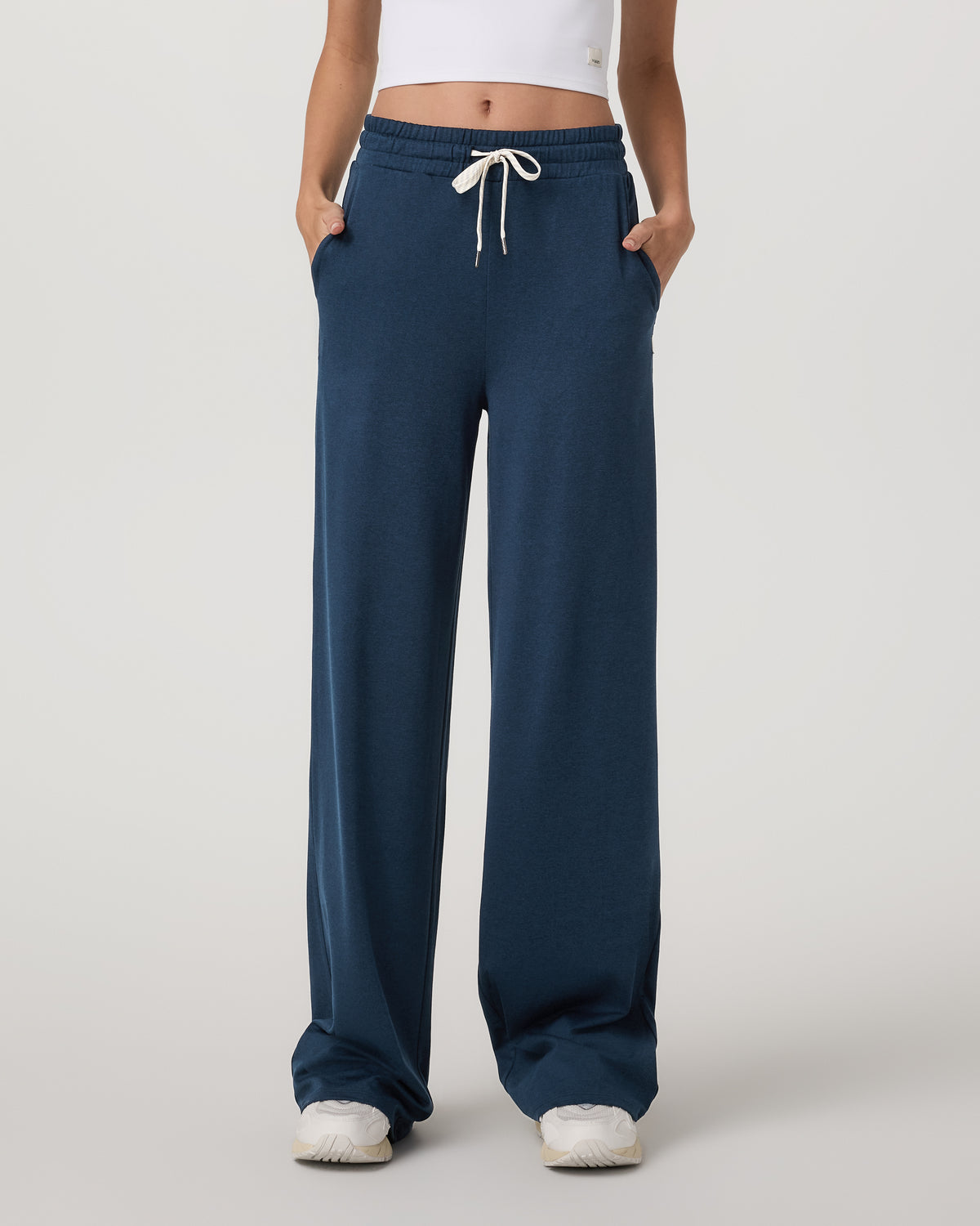 Halo Wideleg Women's Blue Coast Heather Pants - Image 6