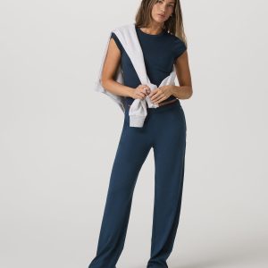 Halo Modern Straight Leg Pant - Short Blue Coast Heather