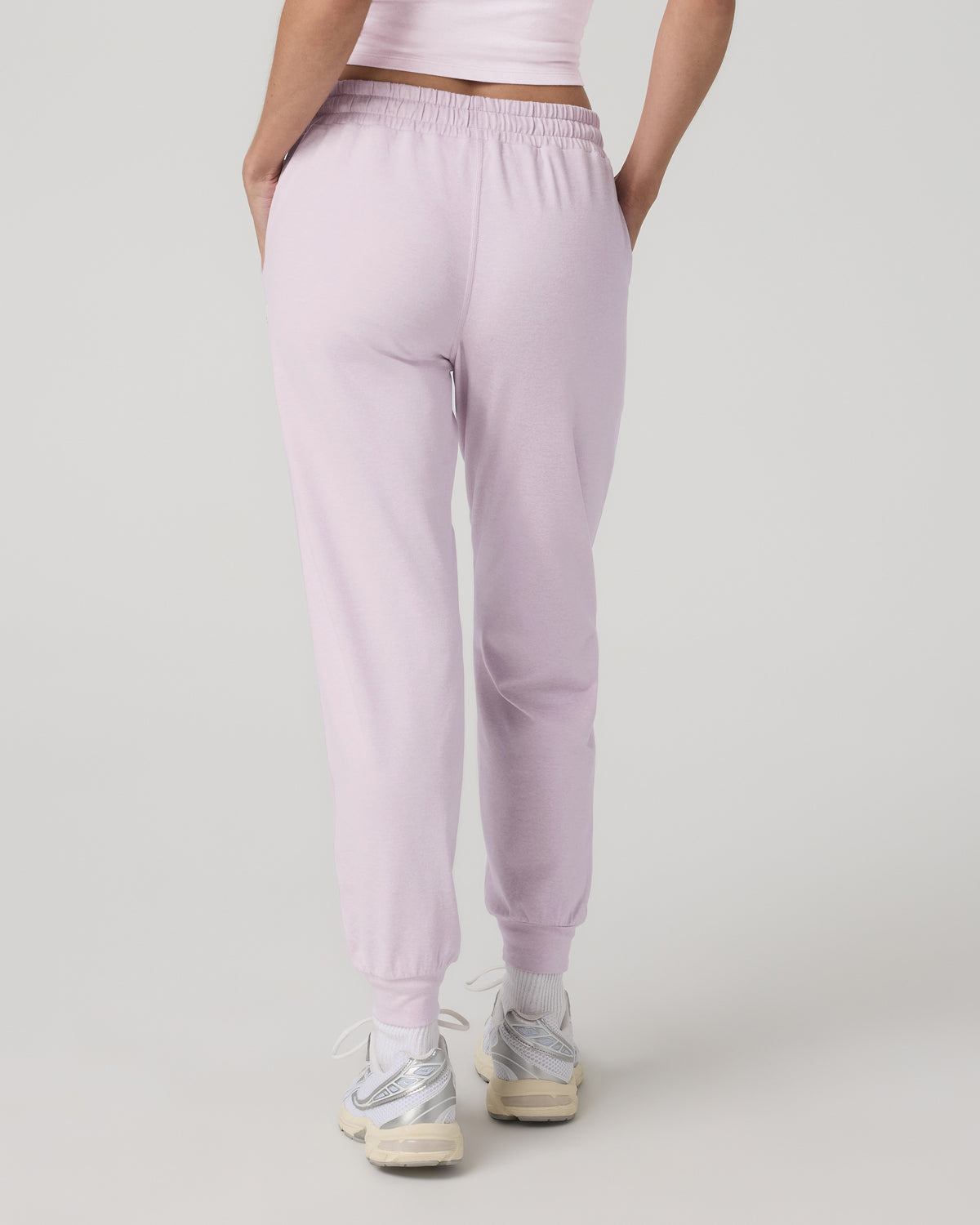 Women's Performance Joggers - Long Lilac Breeze Heather - Image 3