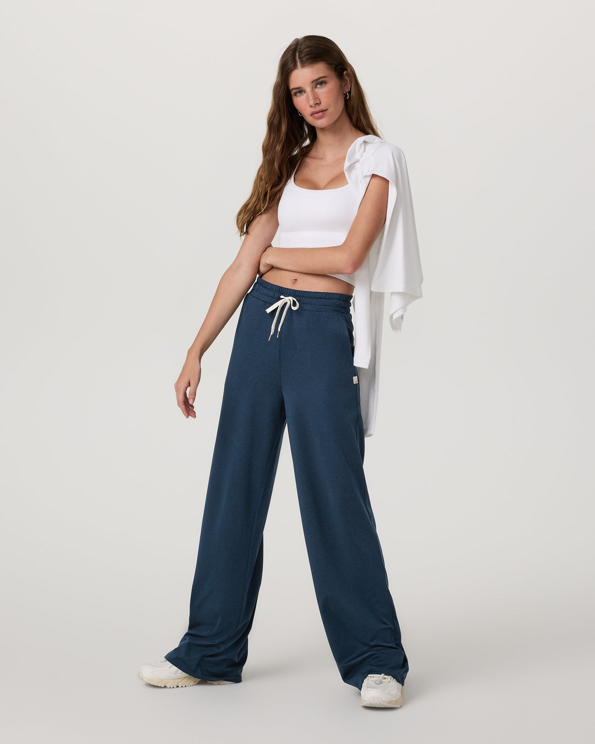 Halo Wideleg - Short Women's Blue Coast Pants - Image 3