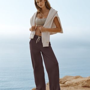 Halo Essential Wideleg Pant Java Heather
