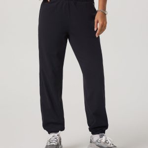 Halo Modern Sweatpant Women's Solid Black Pants