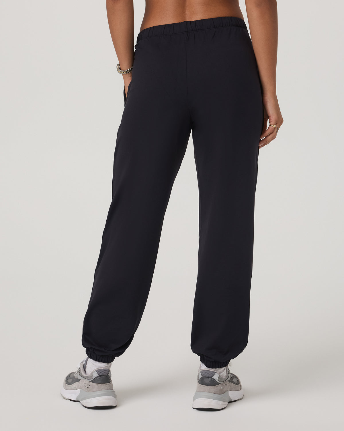Halo Modern Sweatpant Women's Solid Black Pants - Image 3