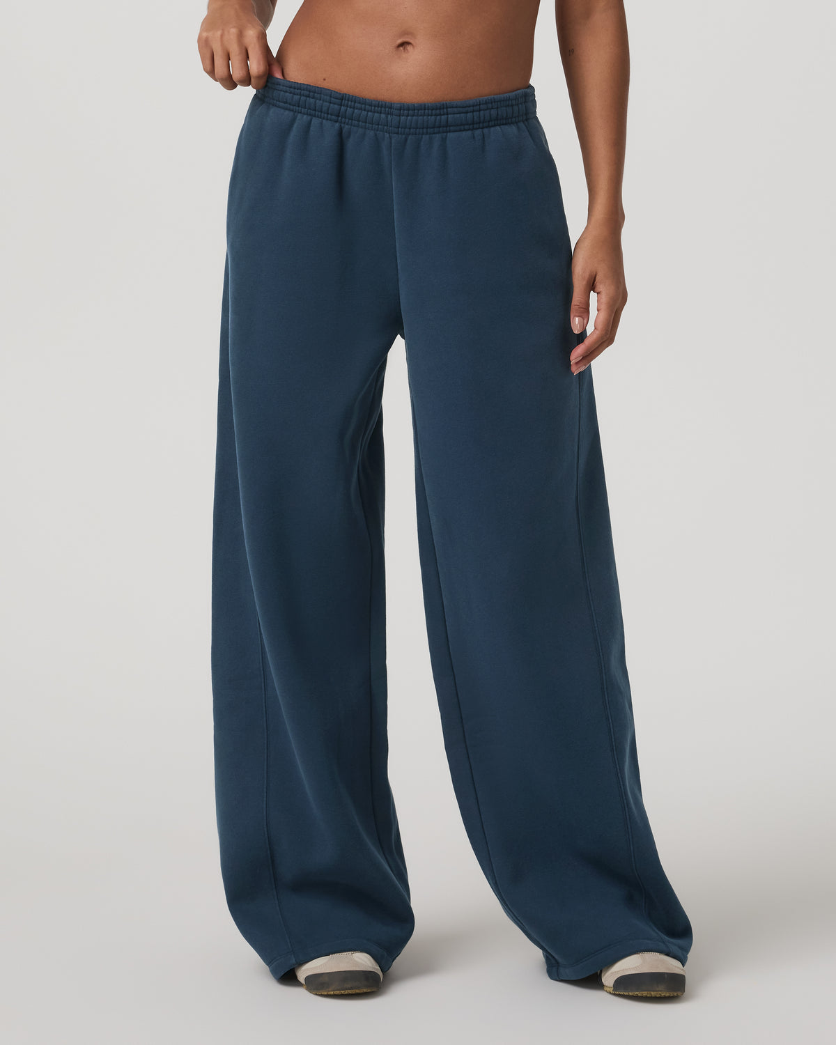 Restore Ultra Wideleg Sweatpant Women's Ocean Blue Pants - Image 2