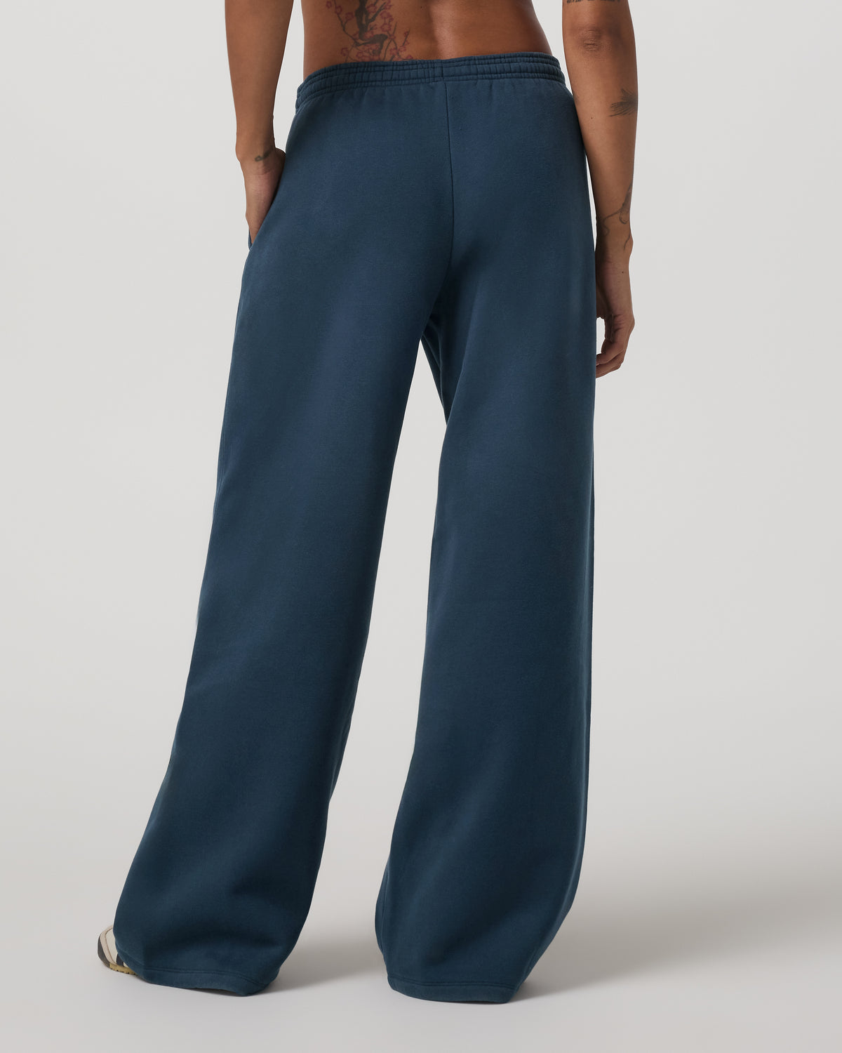 Restore Ultra Wideleg Sweatpant Women's Ocean Blue Pants - Image 3