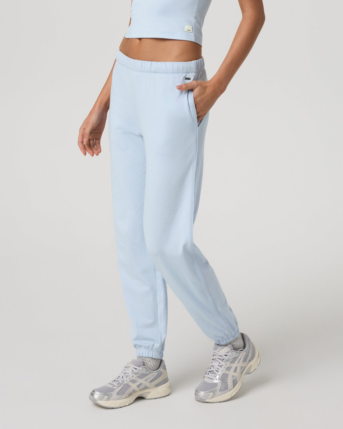 Women's Halo Modern Sweatpant Soft Sky Heather