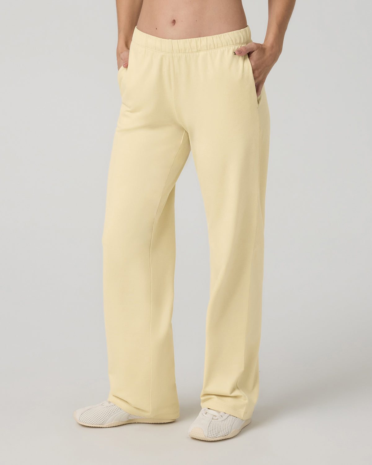 Women's Halo Modern Straight Leg Pant Lemon Snap Heather - Image 6