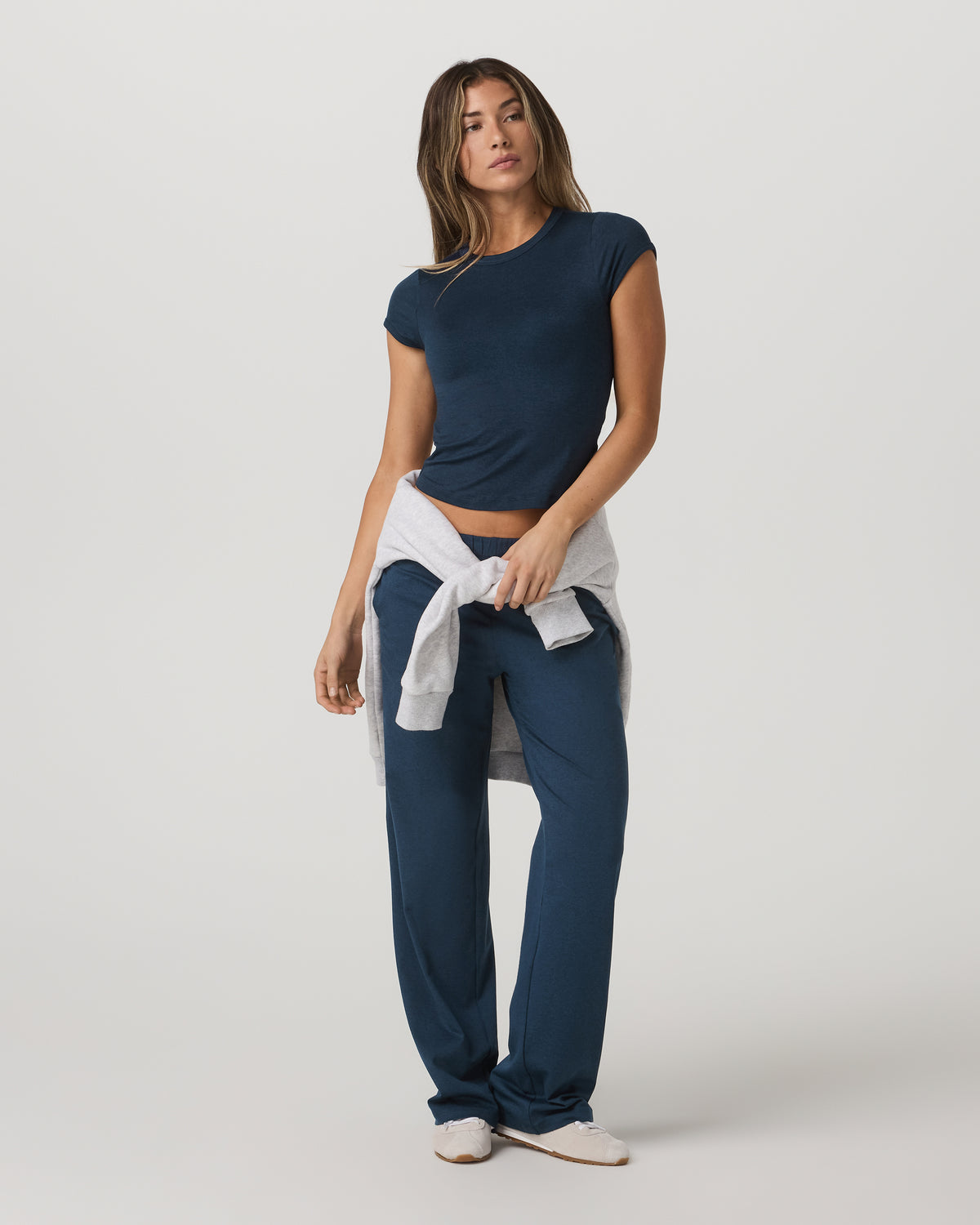 Halo Modern Straight Leg Pant - Long Blue Coast Heather - Image 4