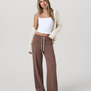 Halo Essential Wideleg Pant Women's Sable Heather Pant