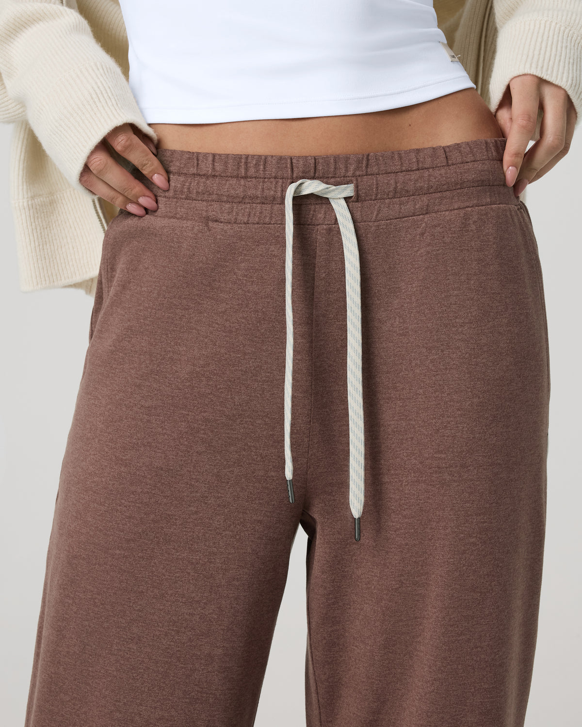 Halo Essential Wideleg Pant Women's Sable Heather Pant - Image 2