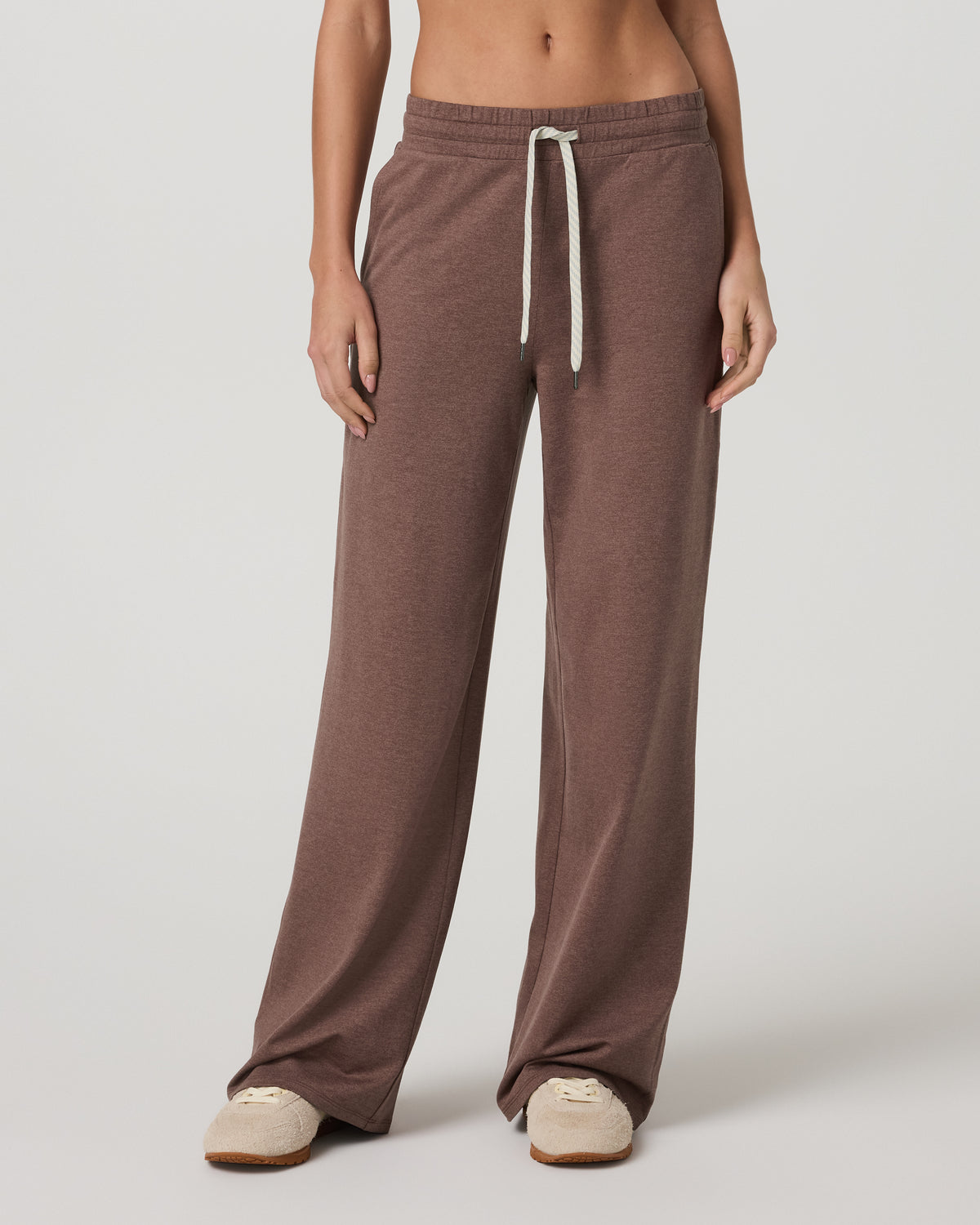Halo Essential Wideleg Pant Women's Sable Heather Pant - Image 4