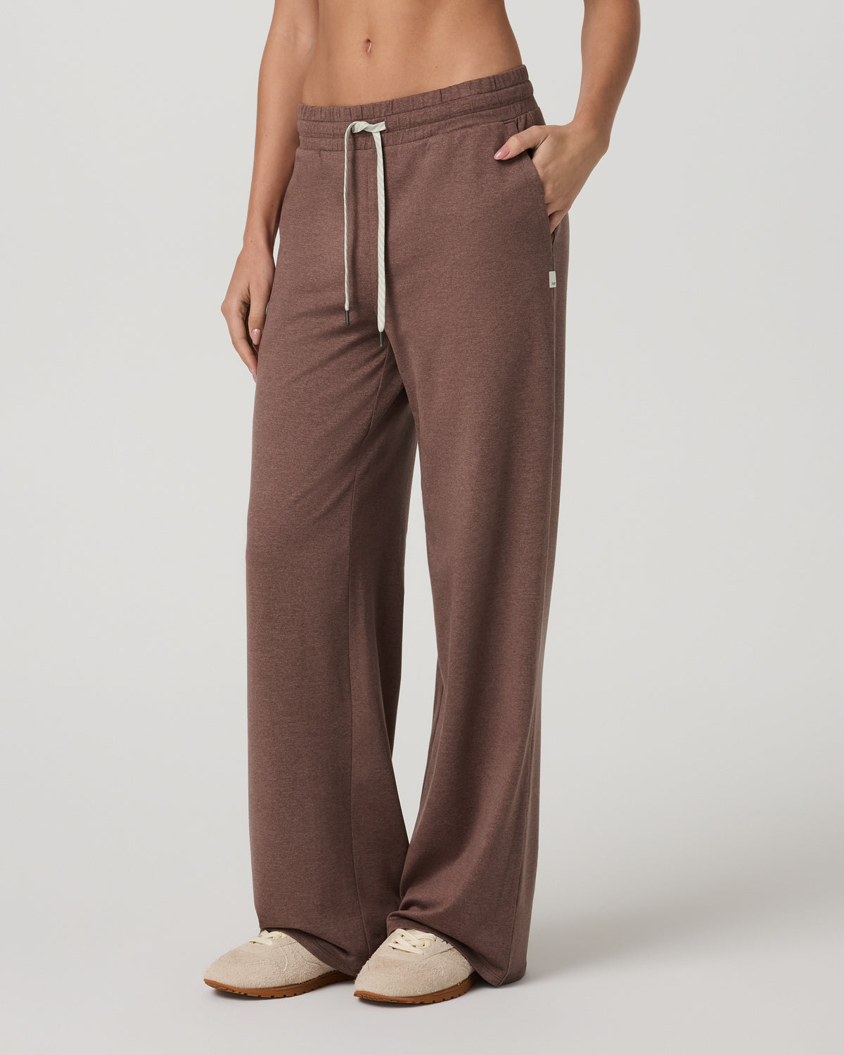 Women's Halo Essential Wideleg - Short Sable Heather