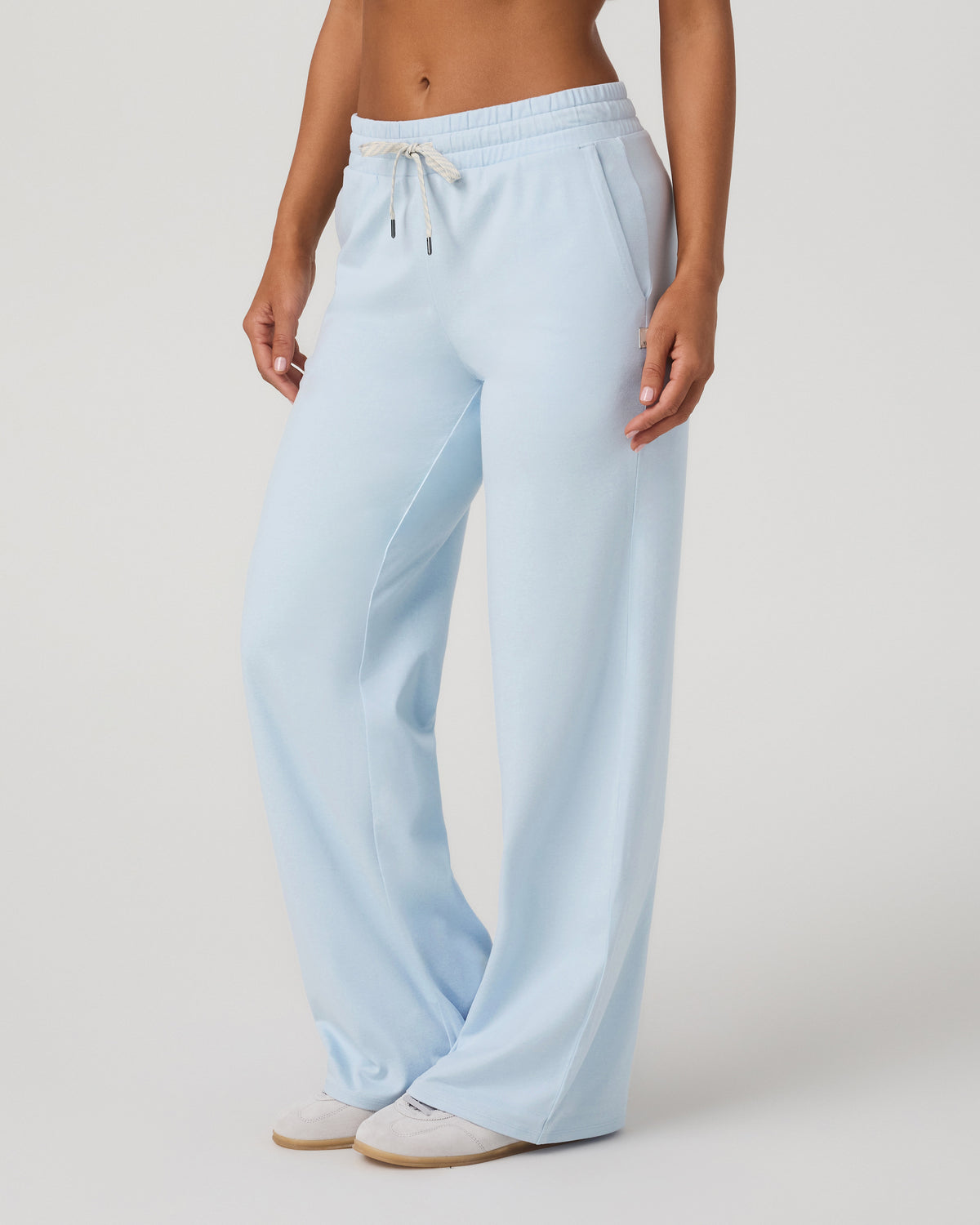 Halo Essential Wideleg Women's Soft Sky Heather Pants