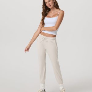 Performance Jogger - Long Ecru Heather