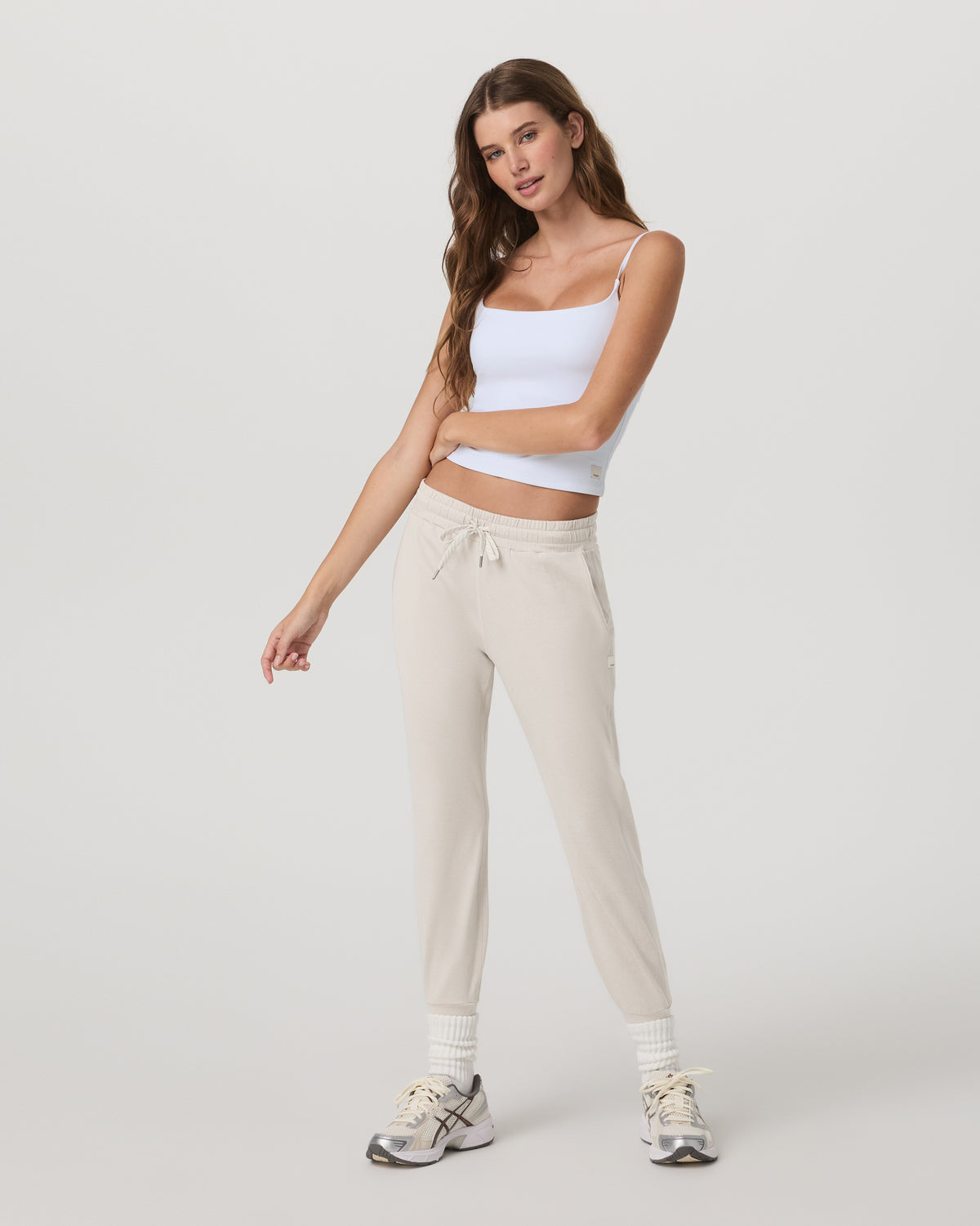 Performance Jogger - Long Ecru Heather