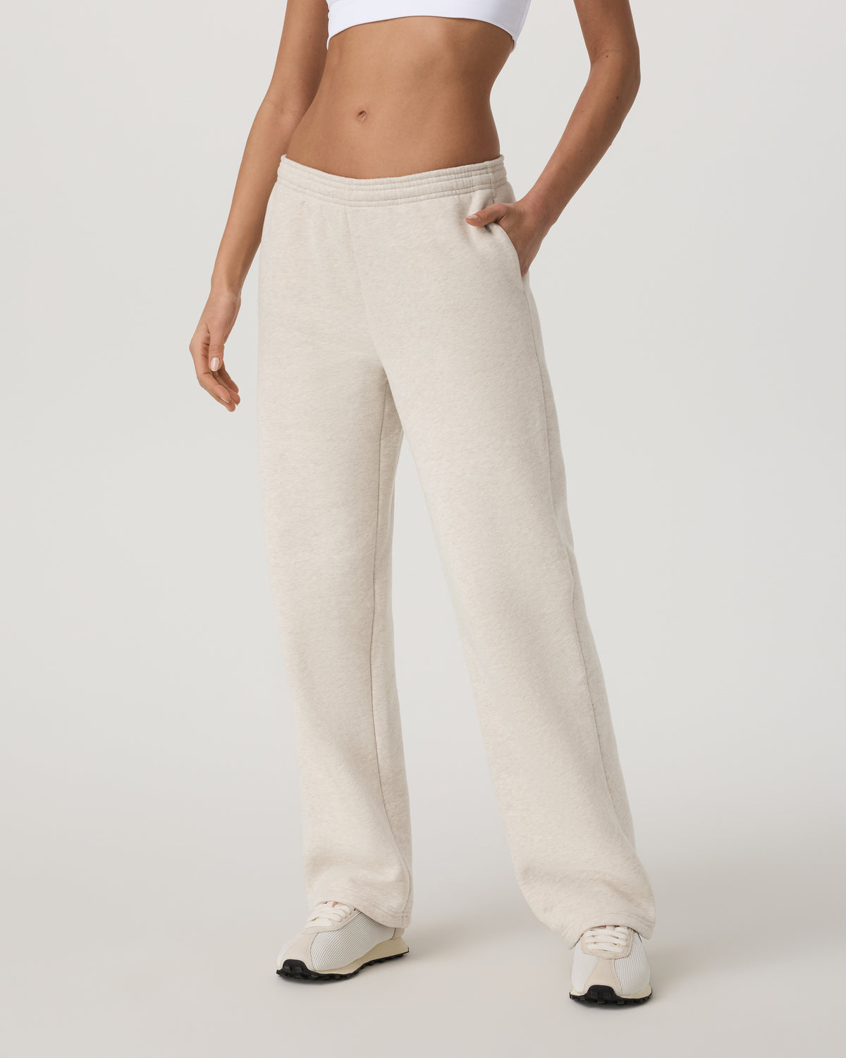 Women's Restore Straight Leg Sweatpant Bone Heather