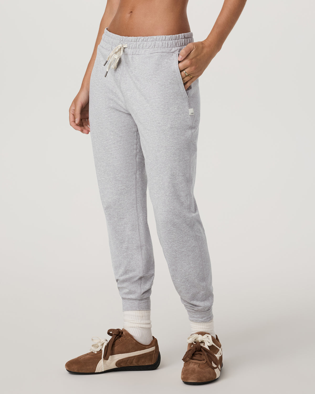 Performance Jogger Women's Pale Light Grey Joggers - Image 5