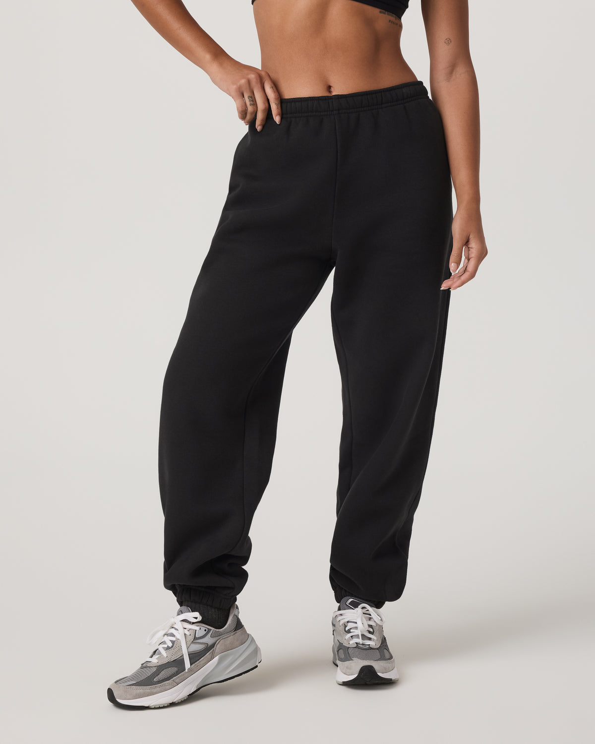 Restore Classic Sweatpant Women's Washed Black Pants