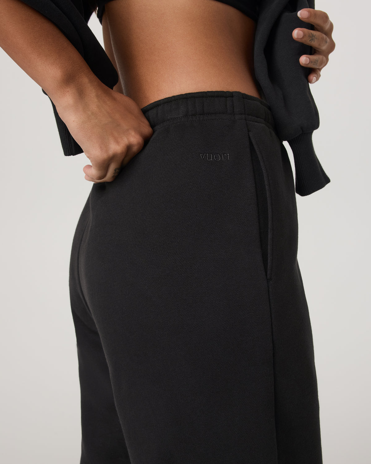 Restore Classic Sweatpant Women's Washed Black Pants - Image 4