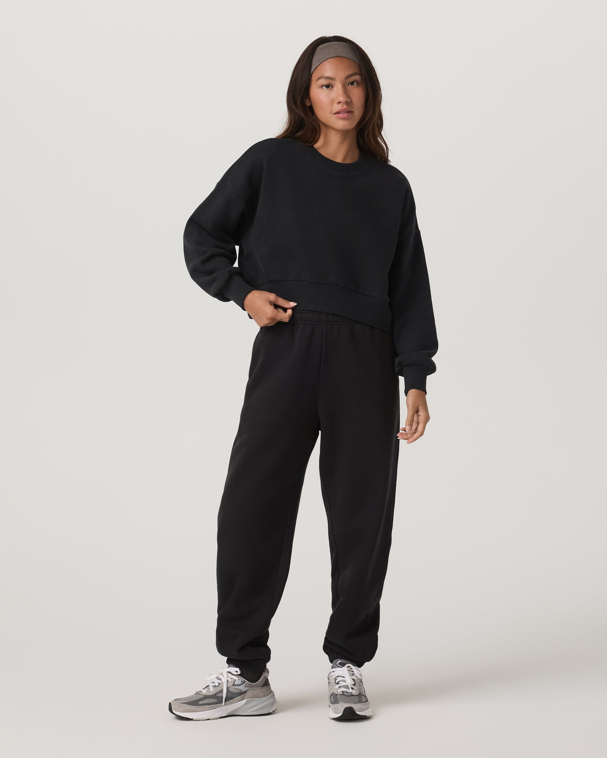 Restore Classic Sweatpant Women's Washed Black Pants - Image 6
