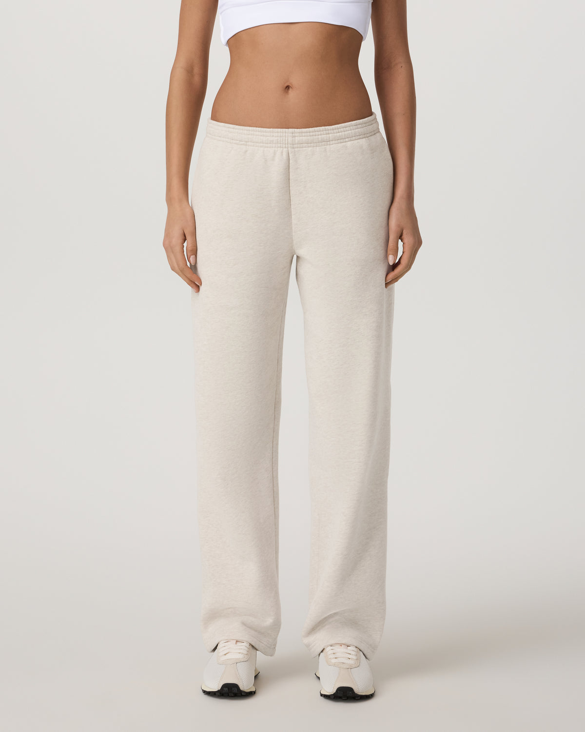 Restore Straight Leg Sweatpant - Short Bone Heather - Image 2