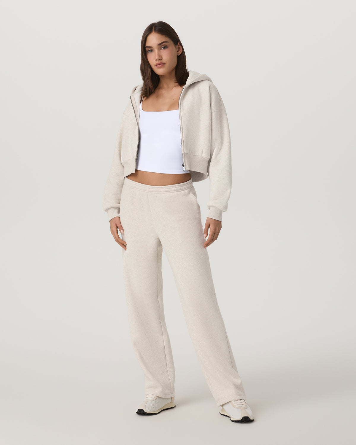 Restore Straight Leg Sweatpant - Short Bone Heather - Image 4