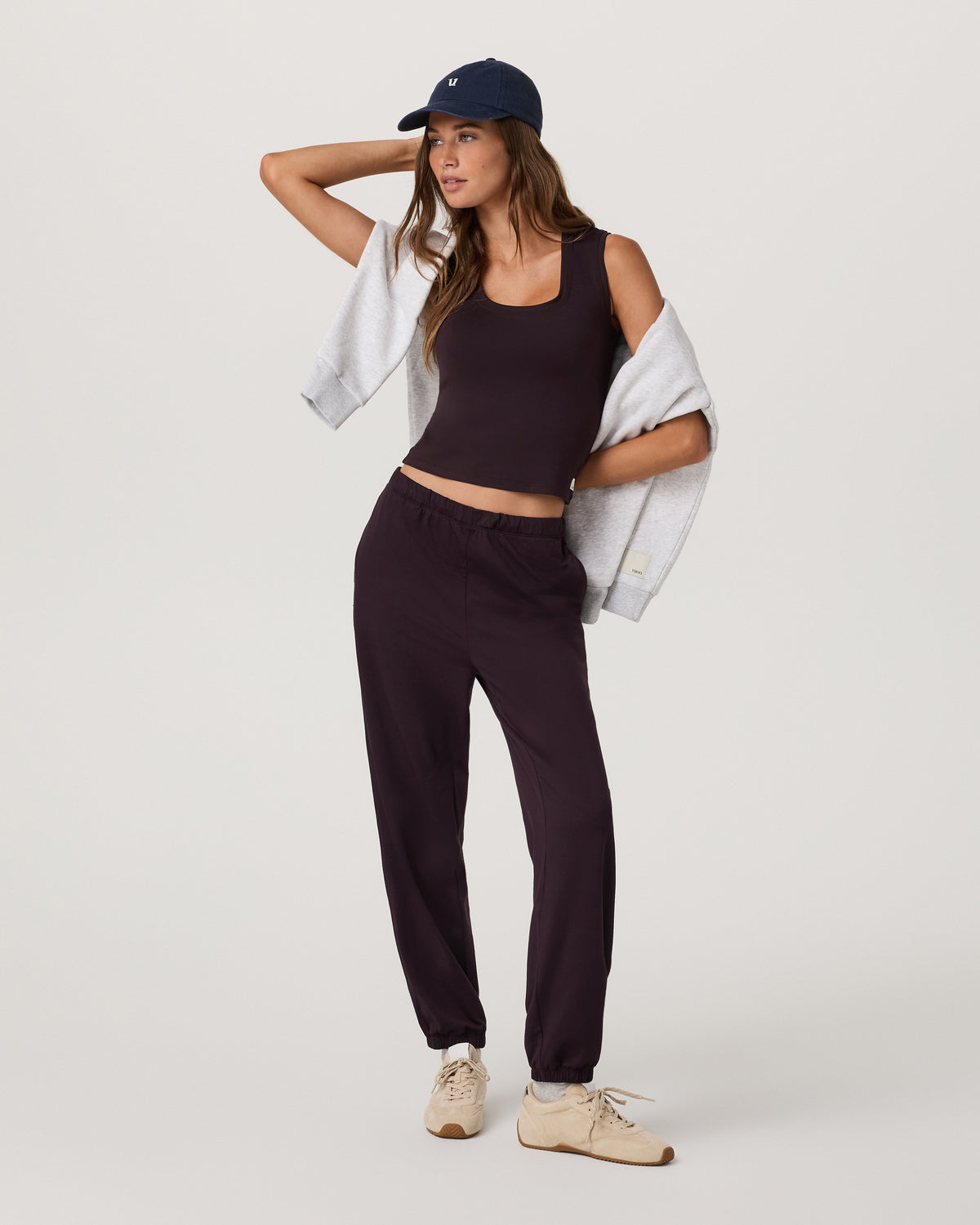 Halo Modern Sweatpant Women's Raisin Pants - Image 5