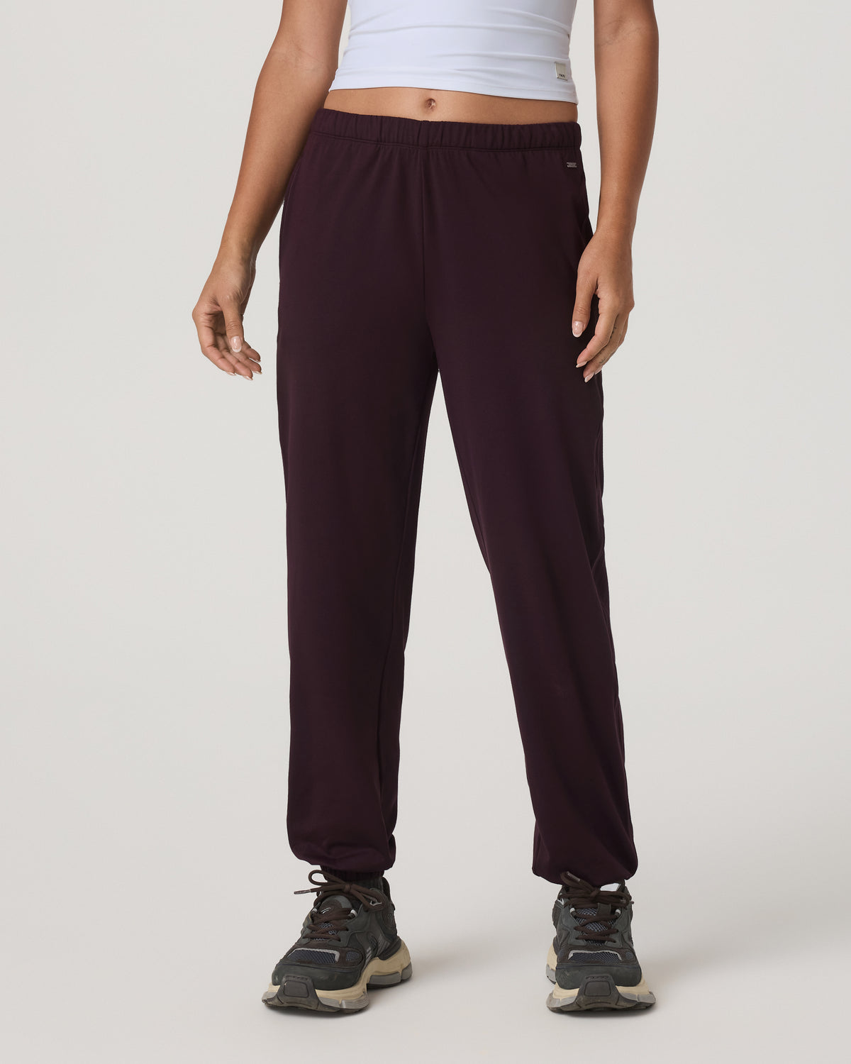 Halo Modern Sweatpant Women's Raisin Pants - Image 6