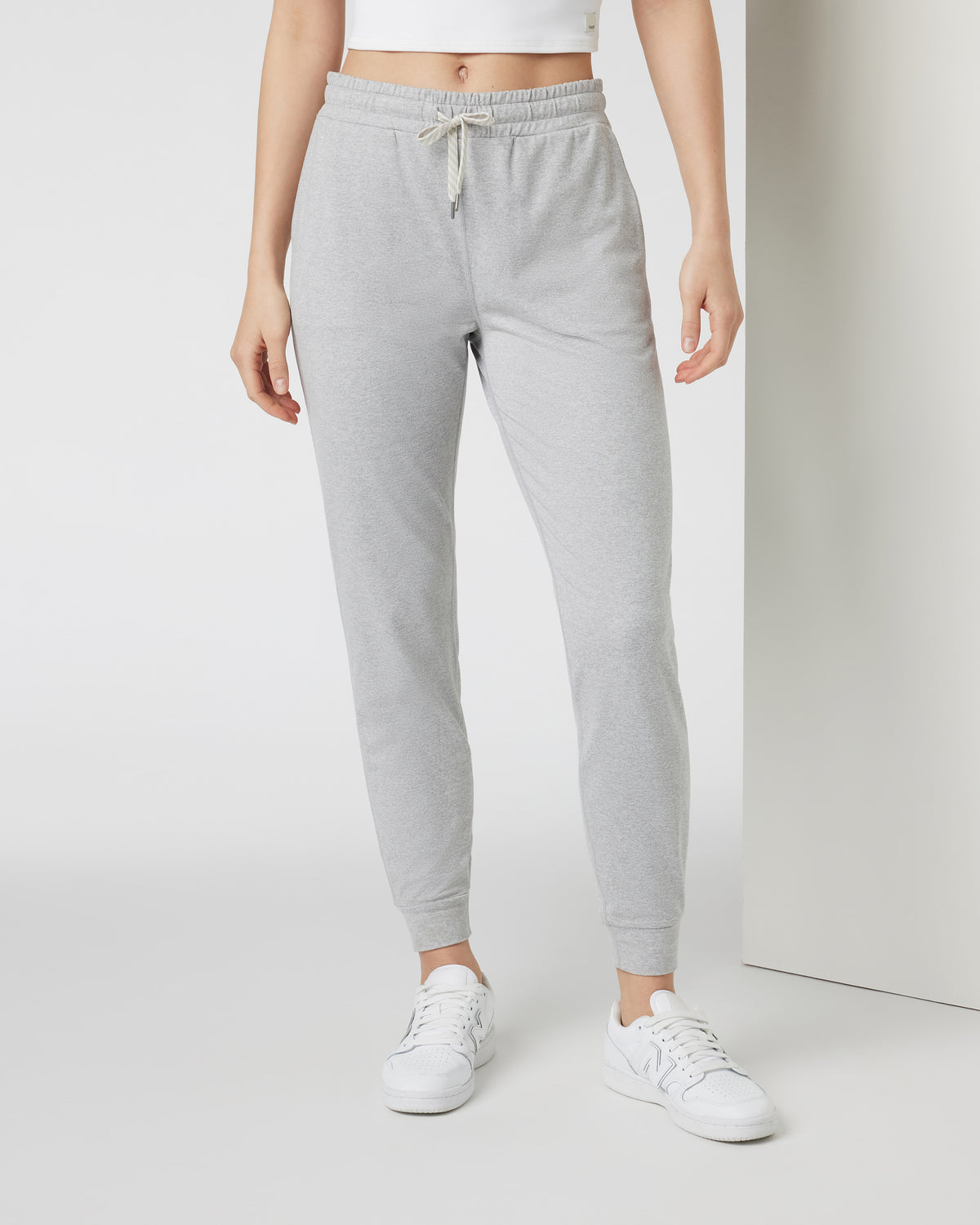 Performance Jogger - Long Tall Pale Grey Joggers