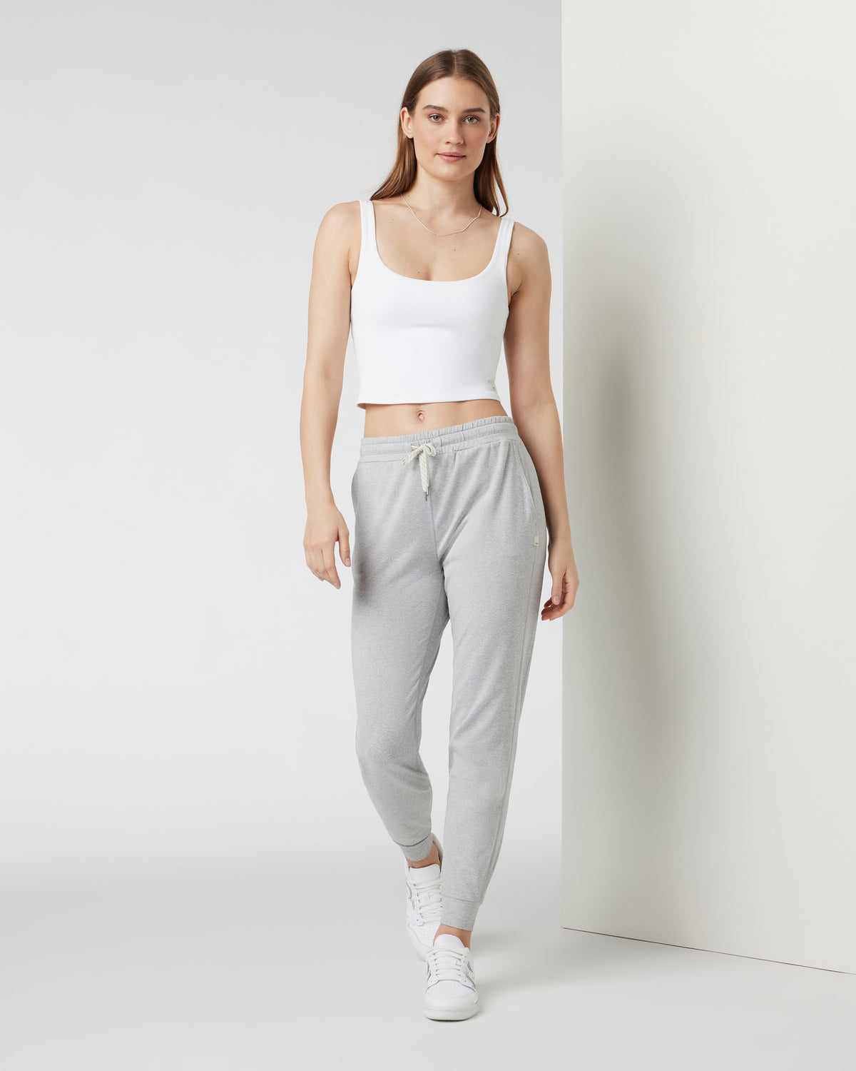 Performance Jogger - Long Tall Pale Grey Joggers - Image 2