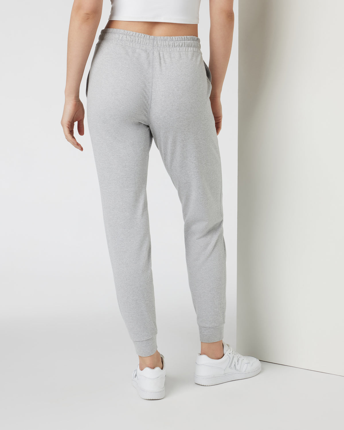 Performance Jogger - Long Tall Pale Grey Joggers - Image 3