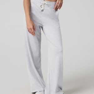 Women's Halo Essential Wideleg-Long Pale Grey Heather
