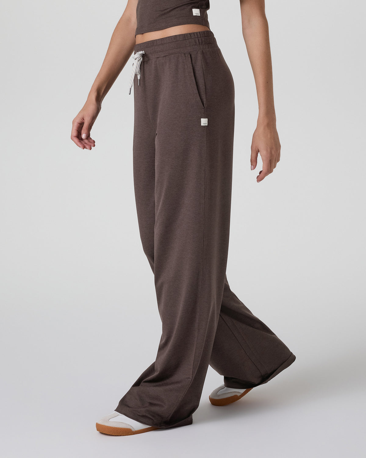 Halo Essential Wideleg Pant - Long Java Heather