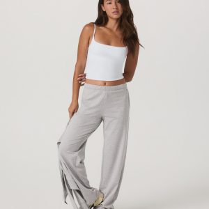 Women's Halo Modern Straight Leg Pant-Long Pale Grey