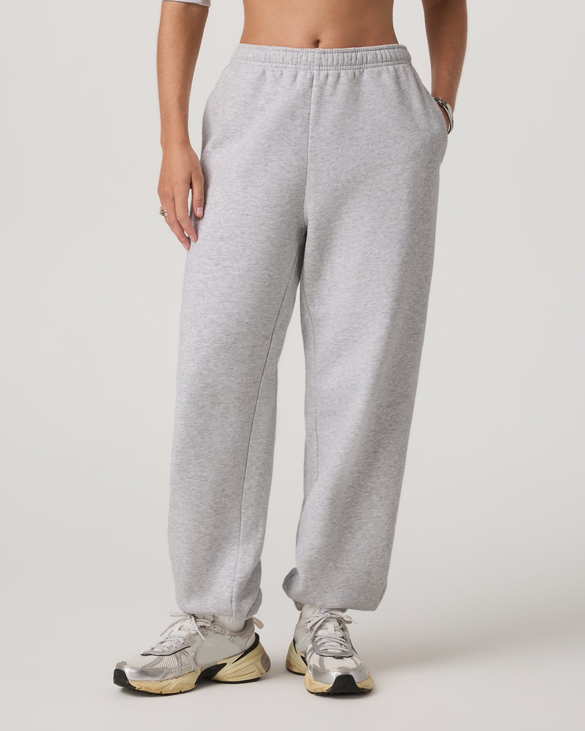 Women's Restore Classic Sweatpant - Short Pale Grey