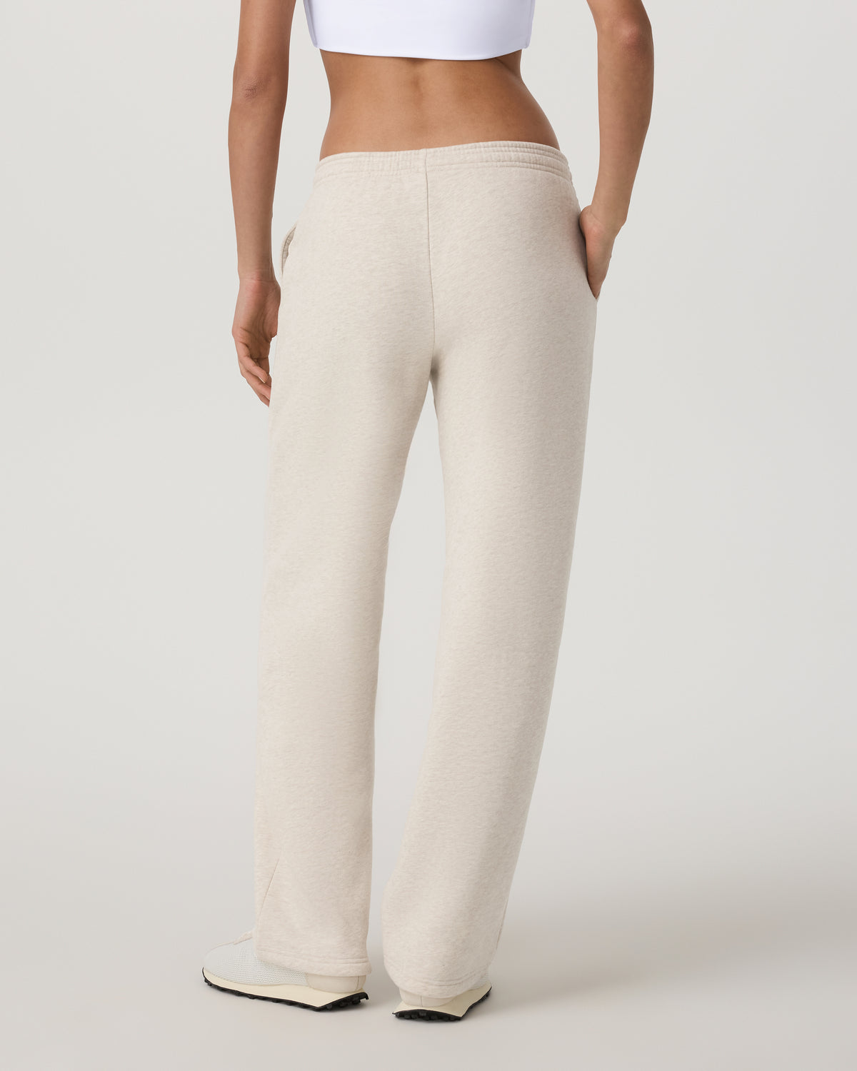 Restore Straight Leg Sweatpant - Long Bone Heather - Image 3