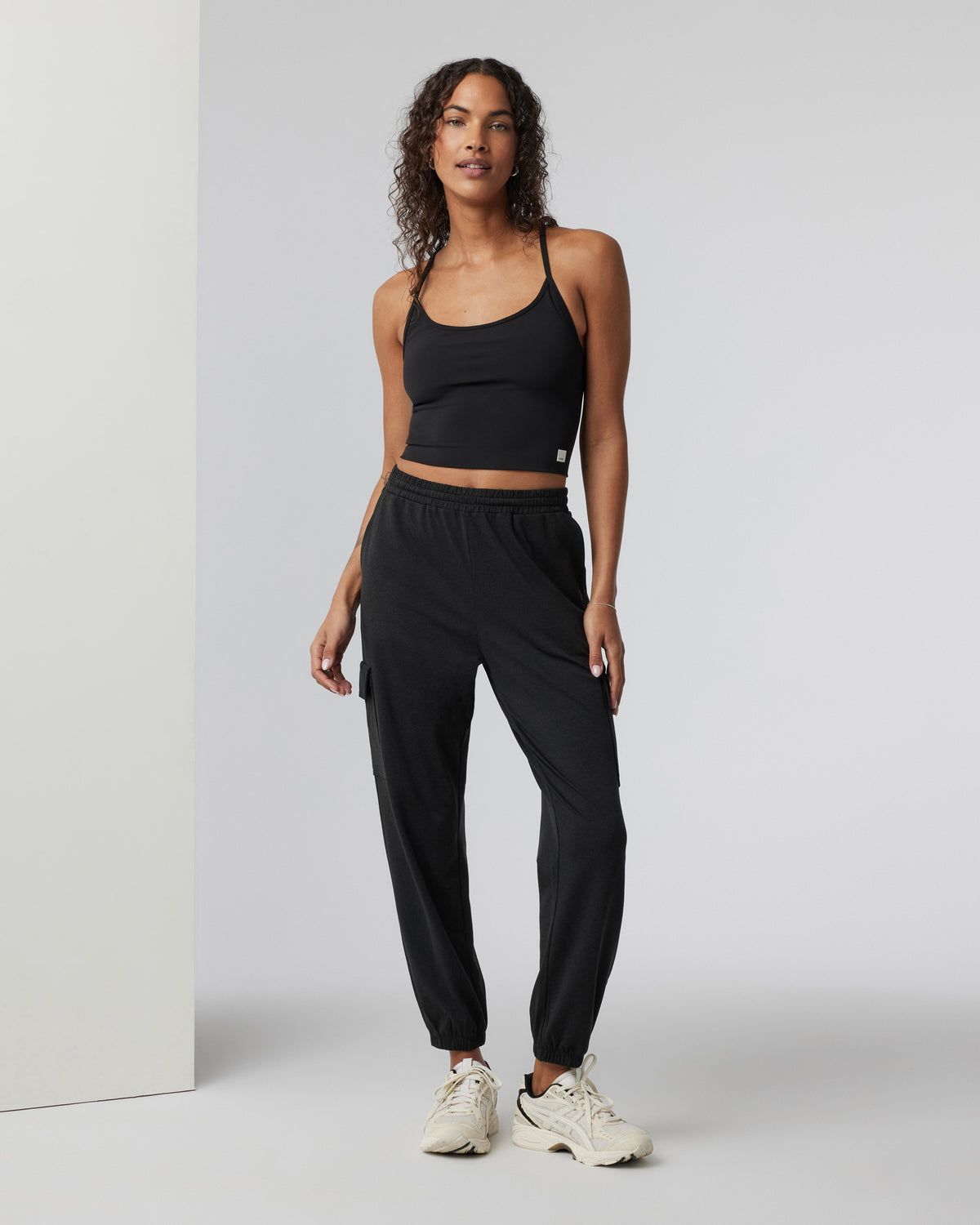 Boyfriend Cargo Sweatpant Black Heather Sweatpants - Image 2