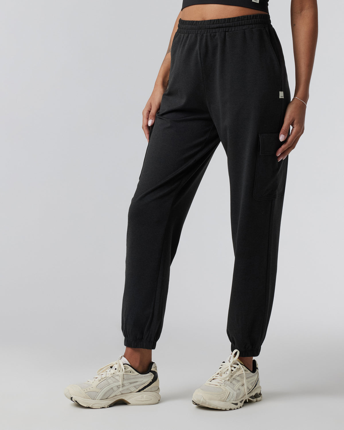 Boyfriend Cargo Sweatpant Black Heather Sweatpants - Image 5