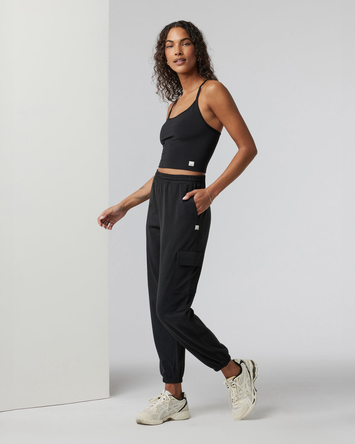 Boyfriend Cargo Sweatpant Black Heather Sweatpants - Image 6