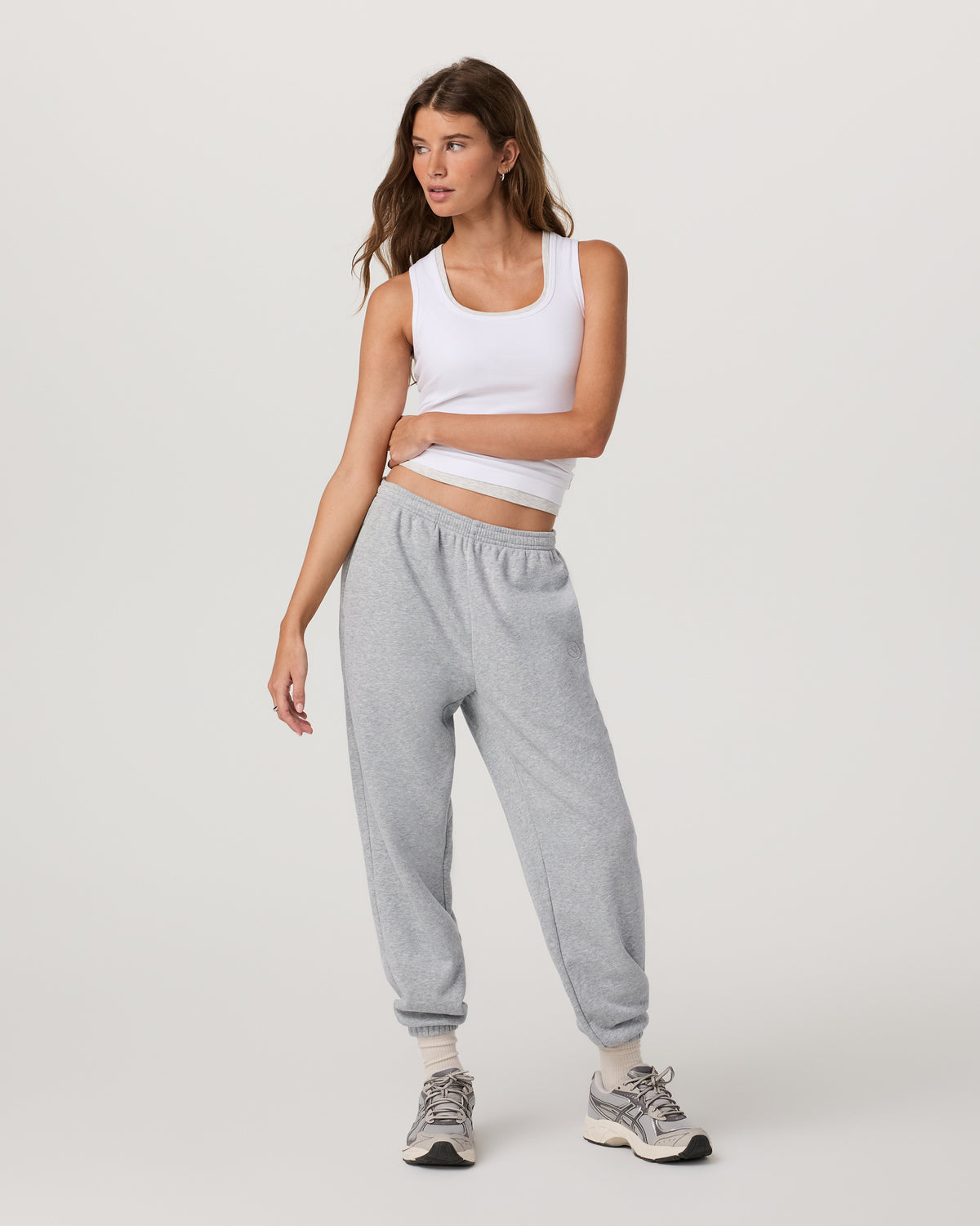 Sedona Sweatpant Women's Light Heather Grey Sweatpants - Image 5
