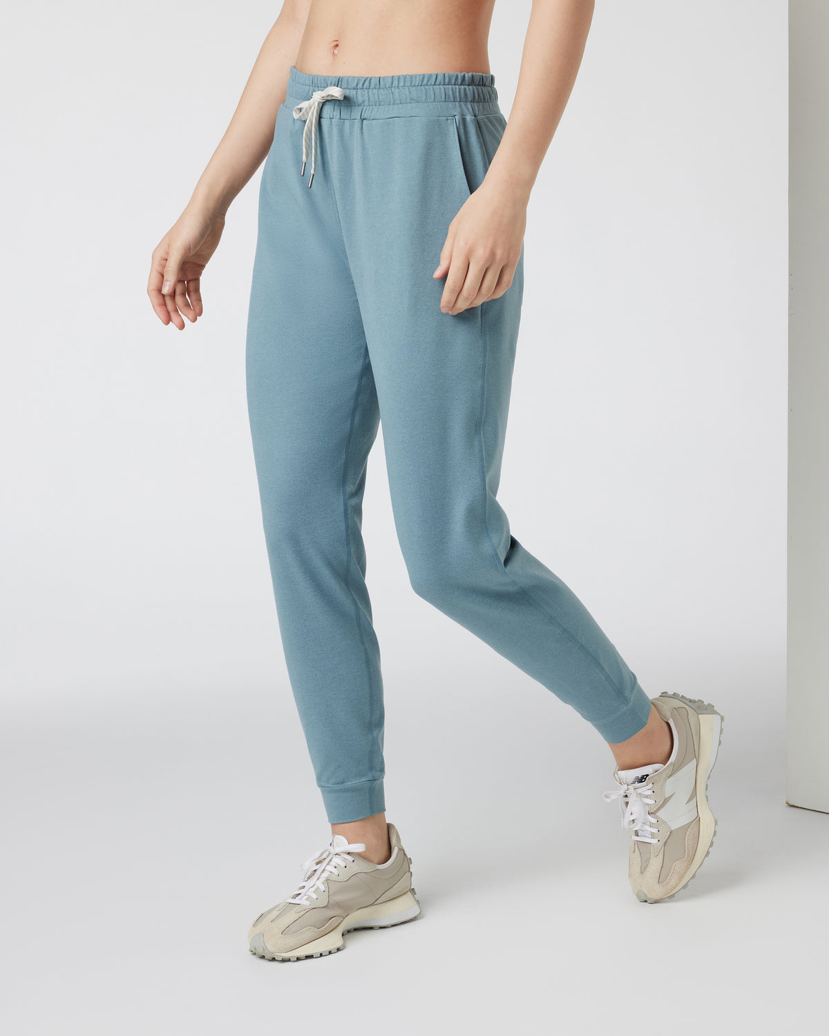 Performance Jogger - Long Smoke Blue Heather - Image 4