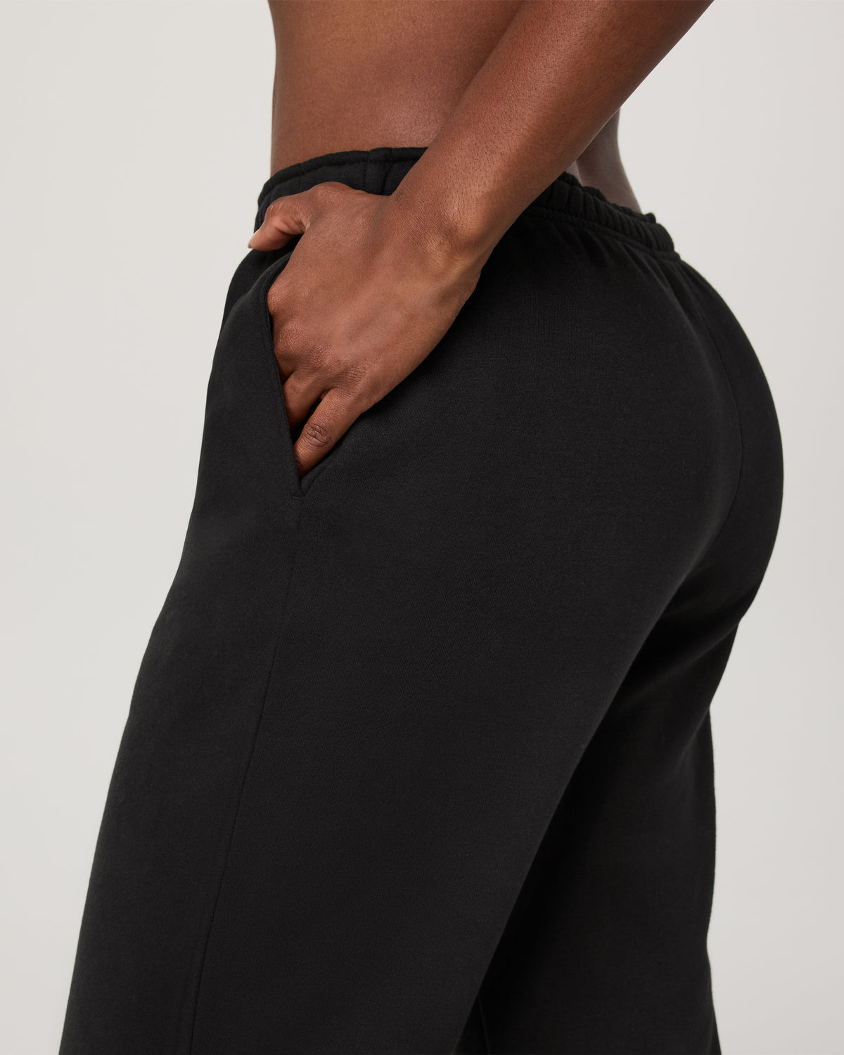 Women's Restore Classic Sweatpant - Short Washed Black - Image 2