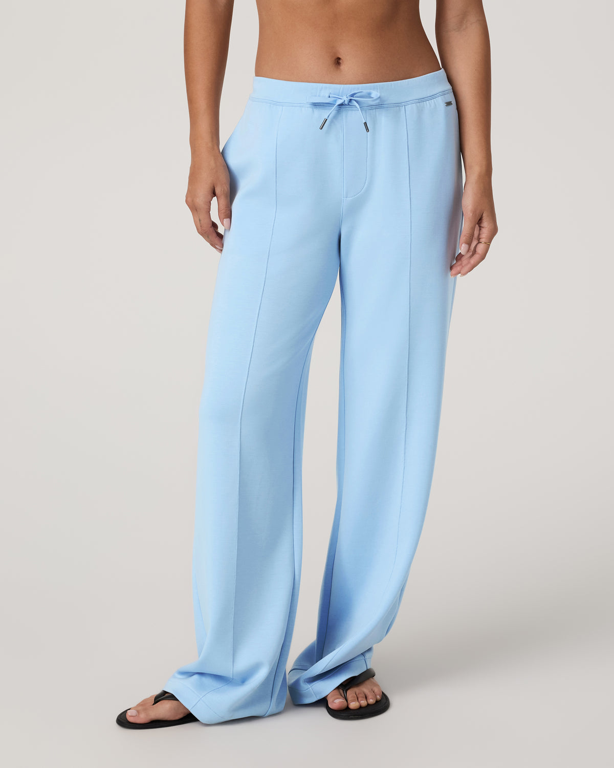 Compose Wideleg Pant Crystal Blue Mid-High Rise Pants