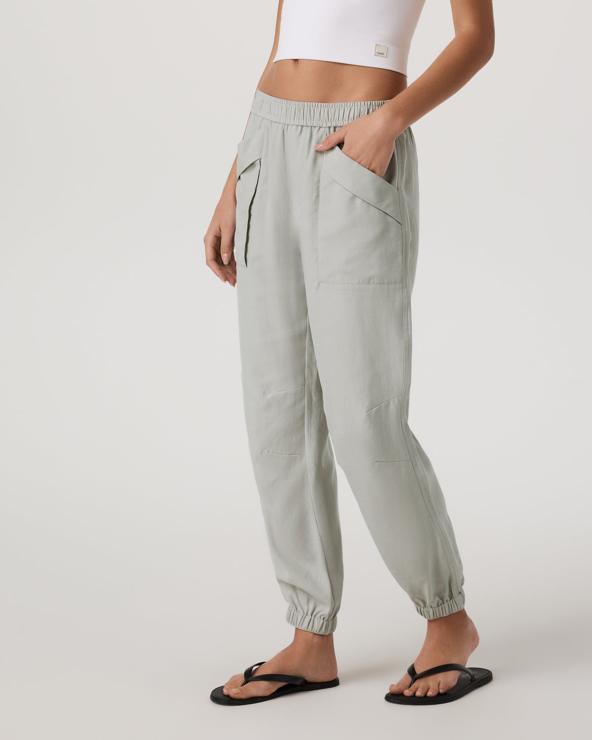 Trestles Twill Jogger Talc - Image 6