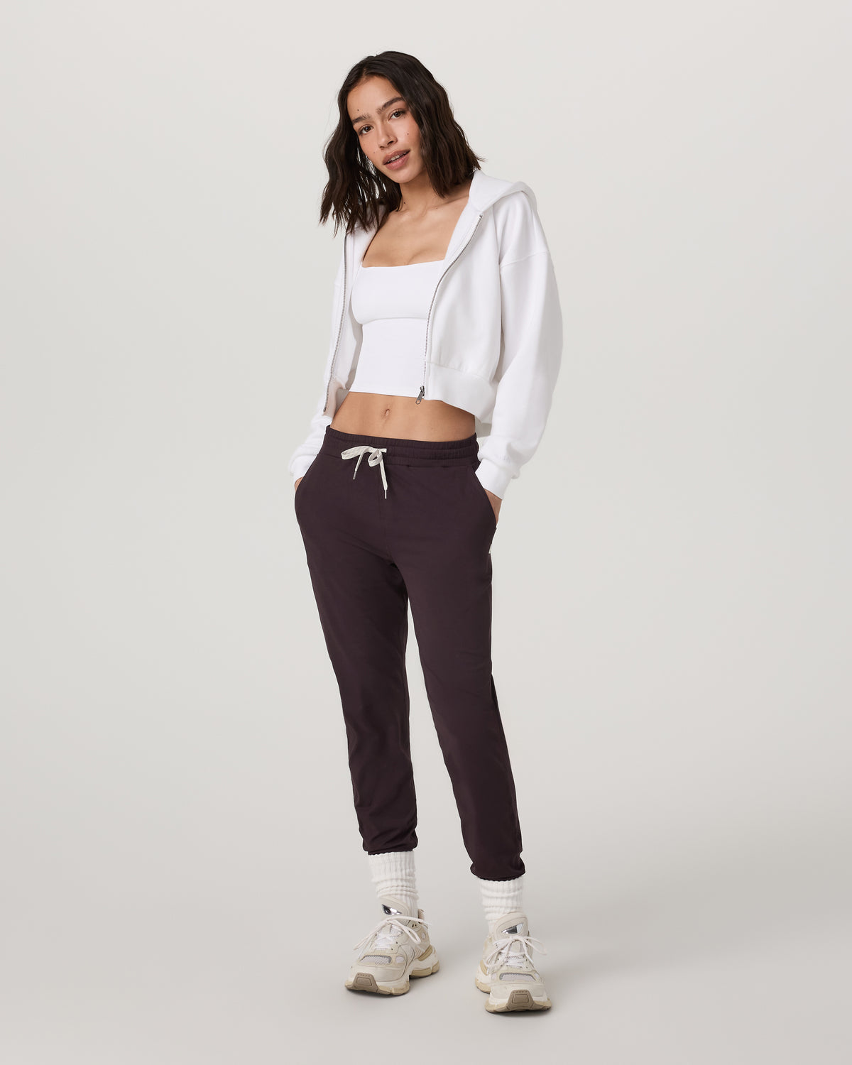 Performance Jogger - Long Women's Raisin Joggers - Image 2