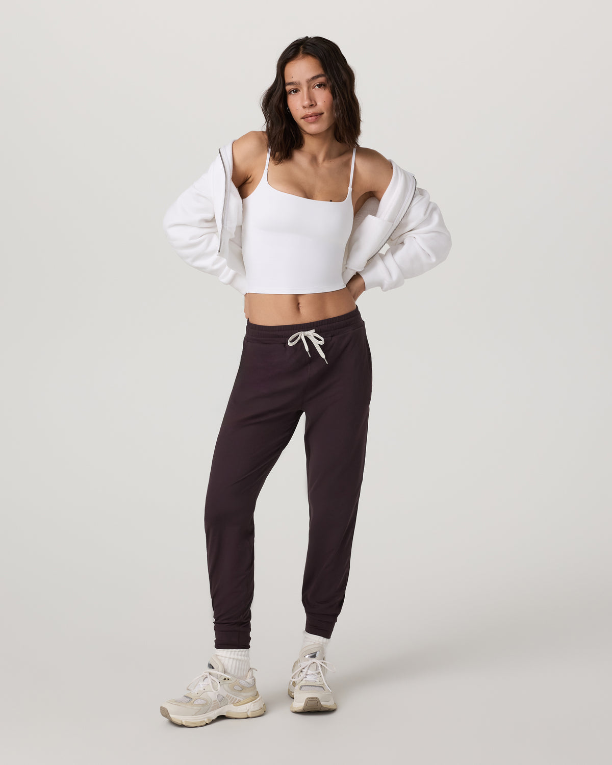 Performance Jogger - Long Women's Raisin Joggers - Image 6