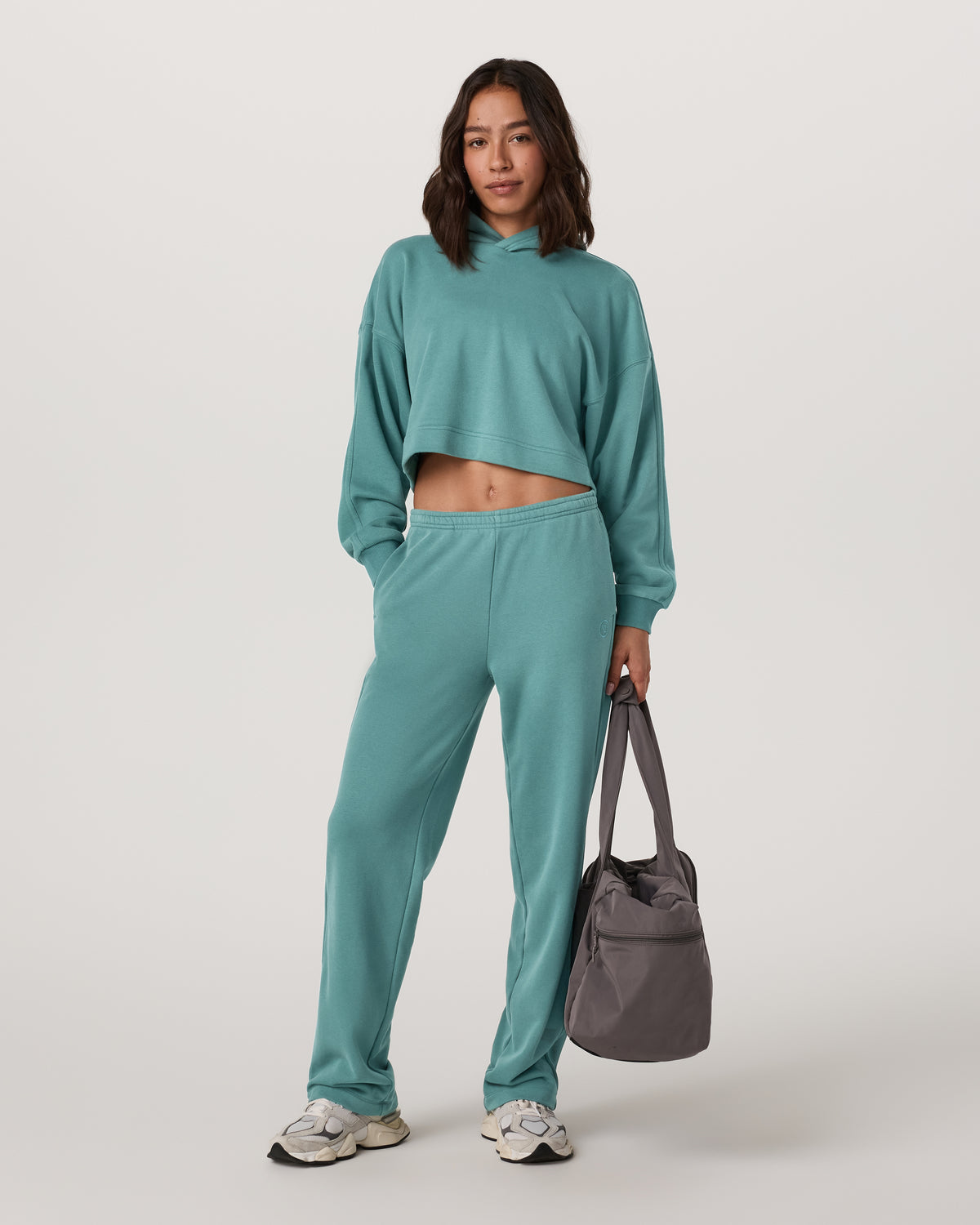 Women's Sedona Straight Leg Sweatpant - Short Bluegrass - Image 2