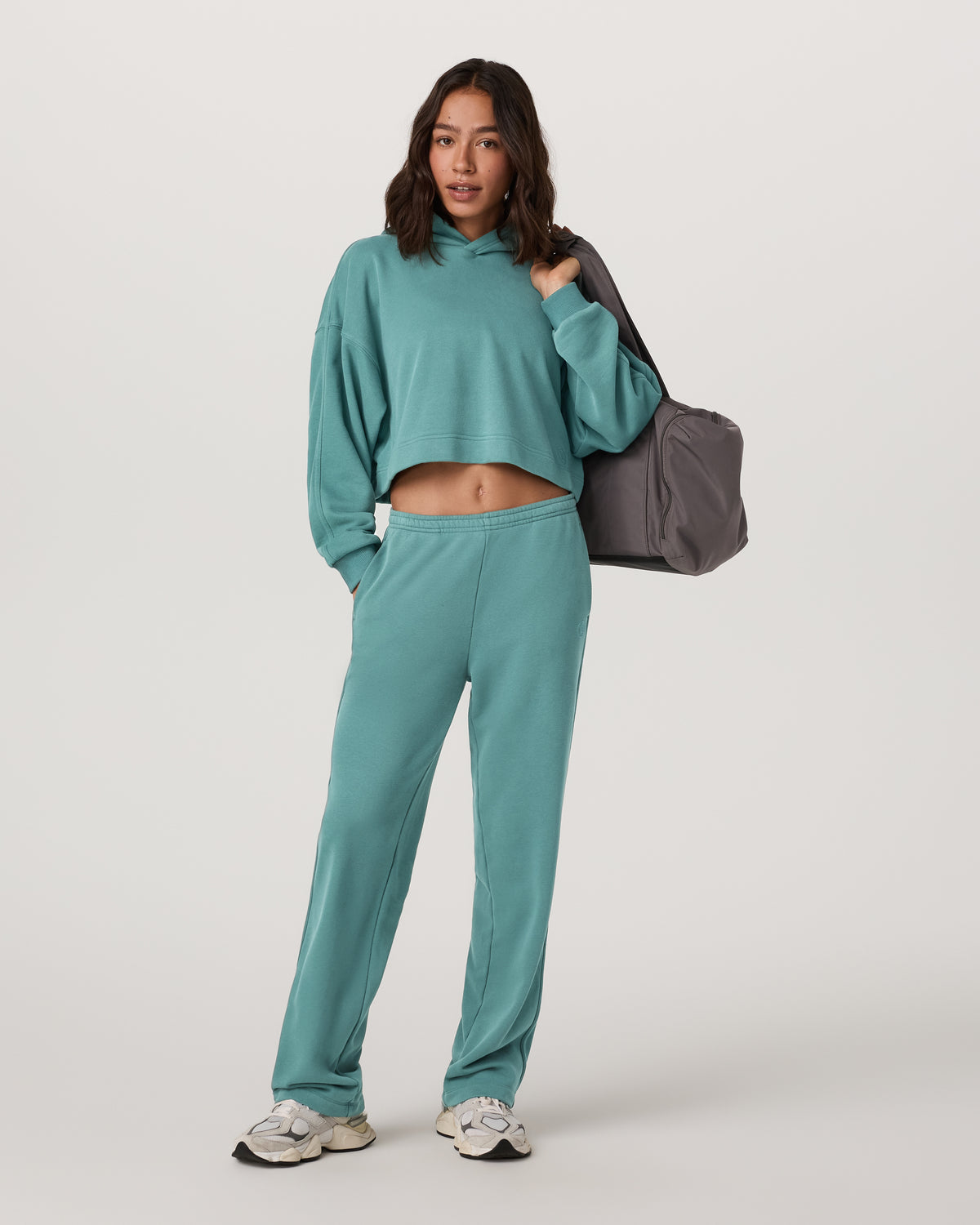 Women's Sedona Straight Leg Sweatpant - Short Bluegrass - Image 4